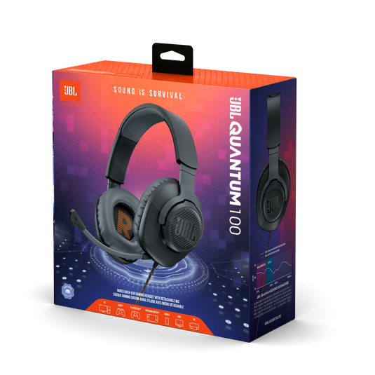 JBL Quantum 100 wired over-ear gaming headphones